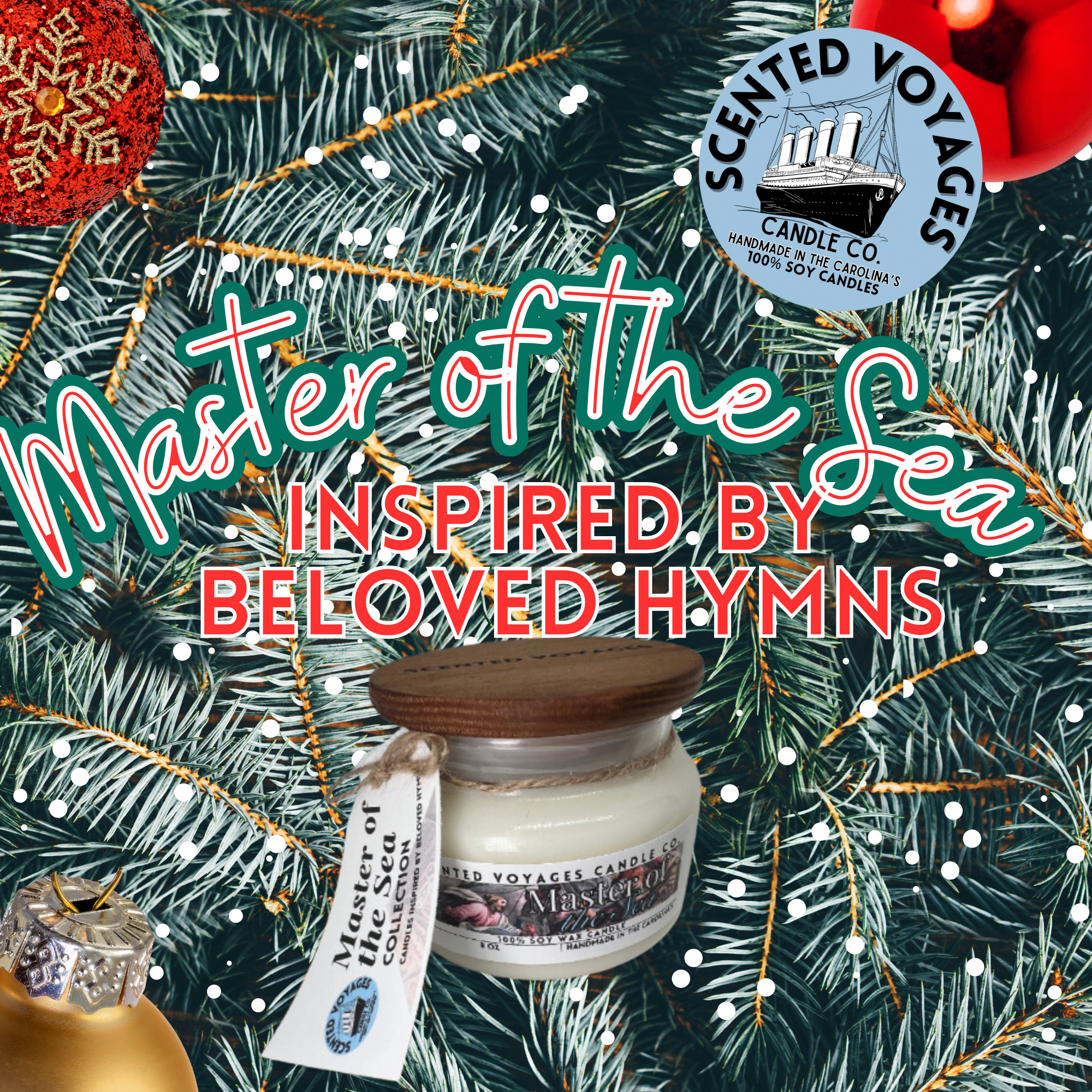 Master of the Sea: Candles inspired by beloved Hymns