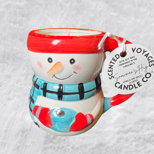 Reusable Mug - Snowman #2  10 oz